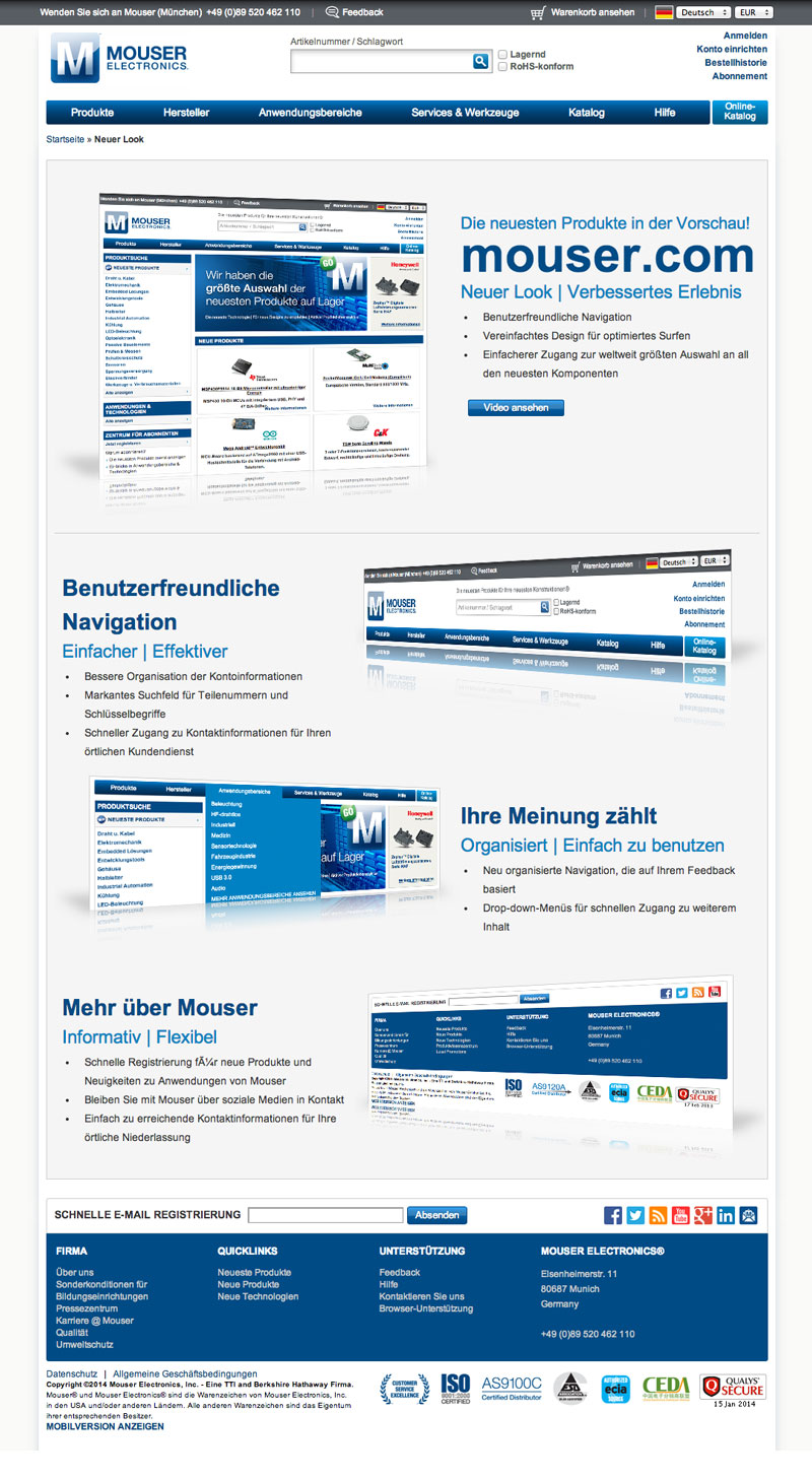 Redesign German DE-DE