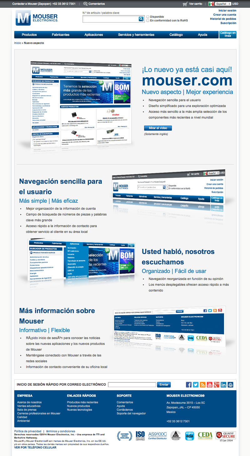 Redesign Mexican ES-MX